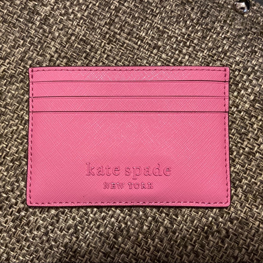 Pink kate spade Card Holder